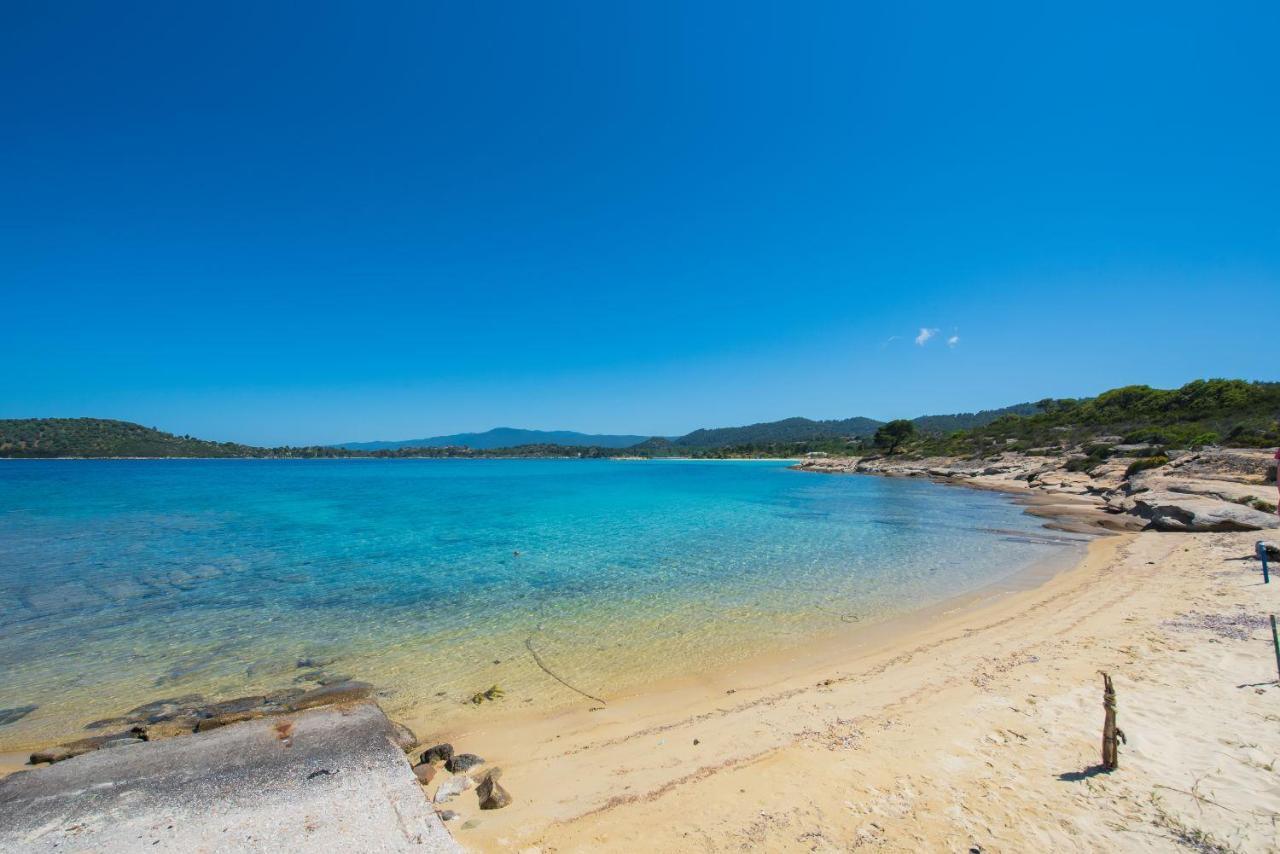 Nereus & Oceanus Beachfront Apartments, Lagonisi Beach #Feelslikehome Ormos Panagias Zewnętrze zdjęcie