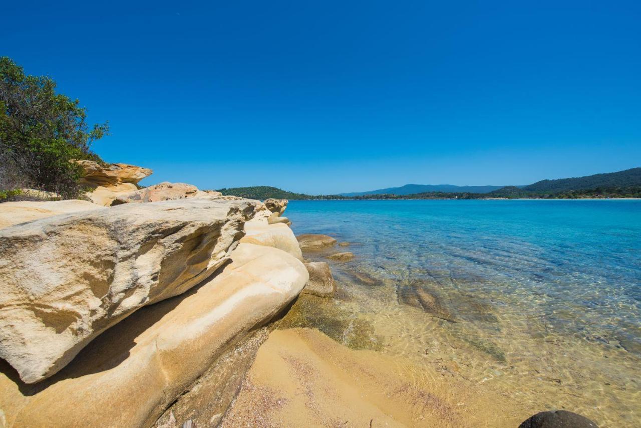 Nereus & Oceanus Beachfront Apartments, Lagonisi Beach #Feelslikehome Ormos Panagias Zewnętrze zdjęcie