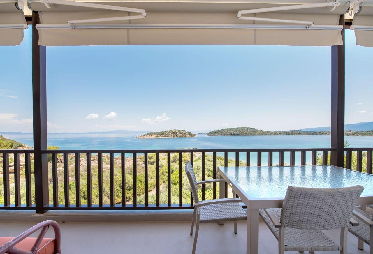Nereus & Oceanus Beachfront Apartments, Lagonisi Beach #Feelslikehome Ormos Panagias Zewnętrze zdjęcie